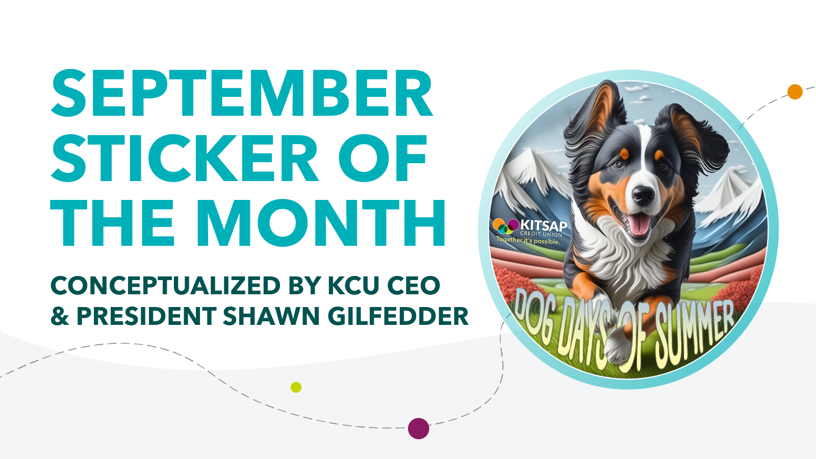 Our September Sticker of the Month