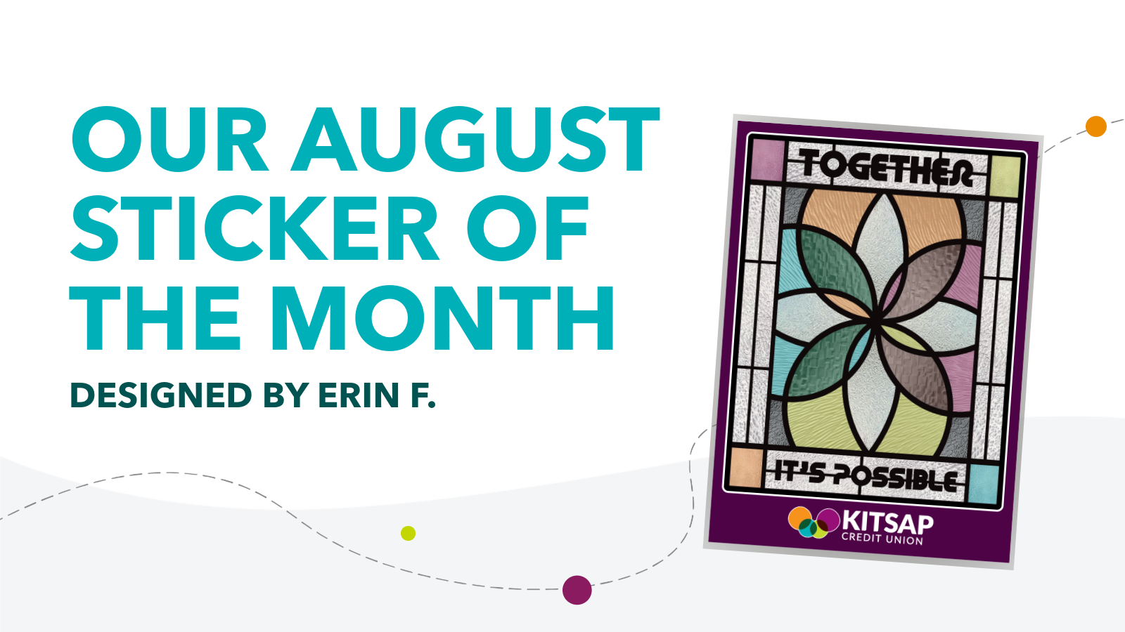 Our August Sticker of the Month