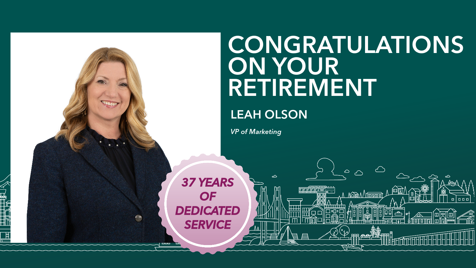 Congratulations on Your Retirement, Leah!