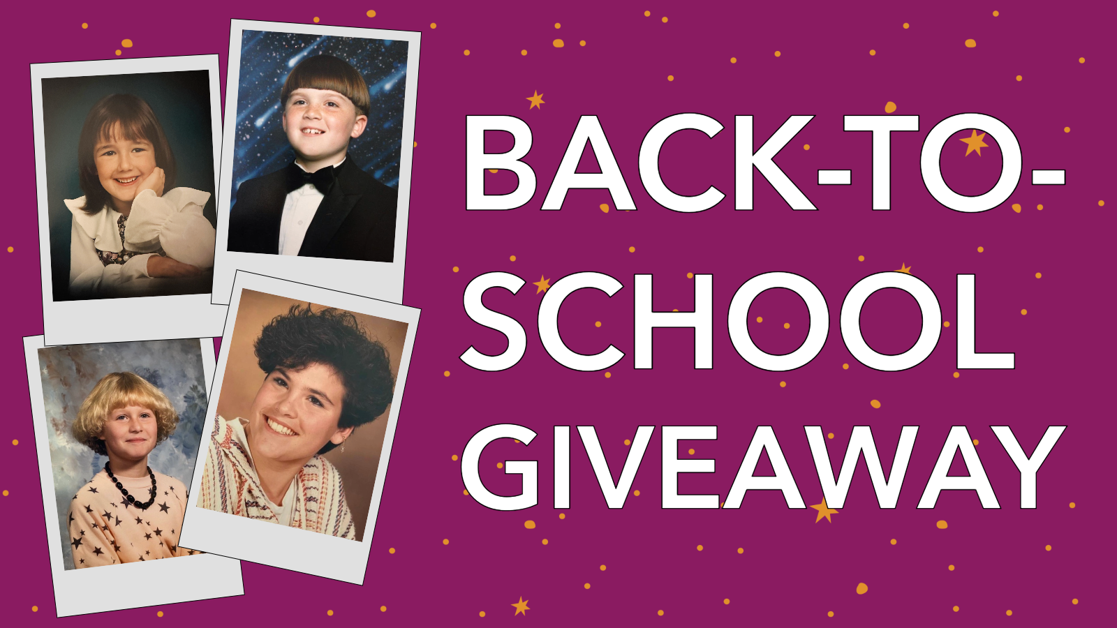 Enter to Win our Back-to-School Giveaway