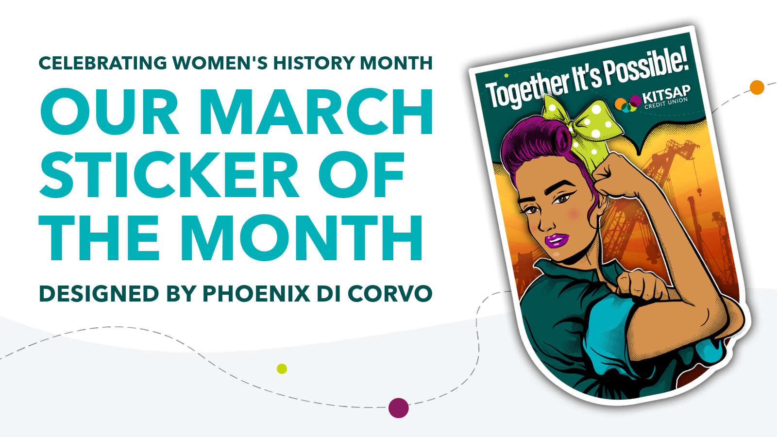 Our Women’s History Month Sticker is Here!